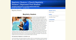 Desktop Screenshot of baptistryheaters.org